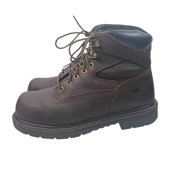 Red Wing Irish Setter Work Boots Mens 7 Brown Leather 83624 Safety Steel Toe - Picture 1 of 10